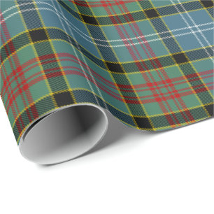 Papel De Presente Tartan do clã de Paisley