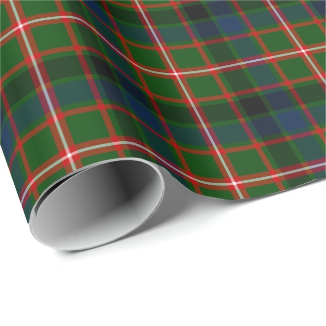 Papel De Presente Tartan do clã de Reid (Ponta do rolo)