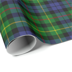 Papel De Presente Tartan do clã de Rollo