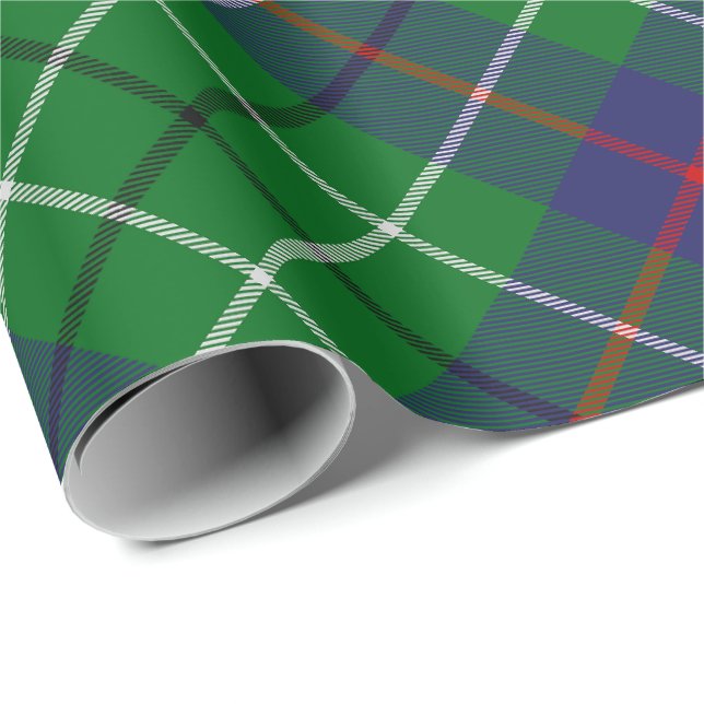 Papel De Presente Tartan do Clã Duncan (Ponta do rolo)