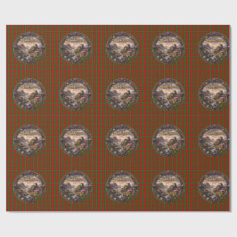 Papel De Presente Tartan do Clã Escocês MacGregor
