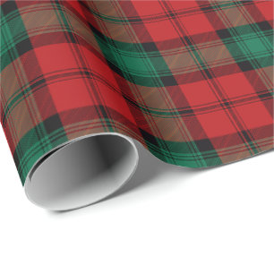 Papel De Presente Tartan do Clã KERR – Xadrez Tartan da Família Kerr