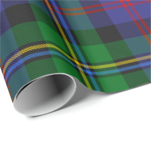 Papel De Presente Tartan do Clã Malcolm