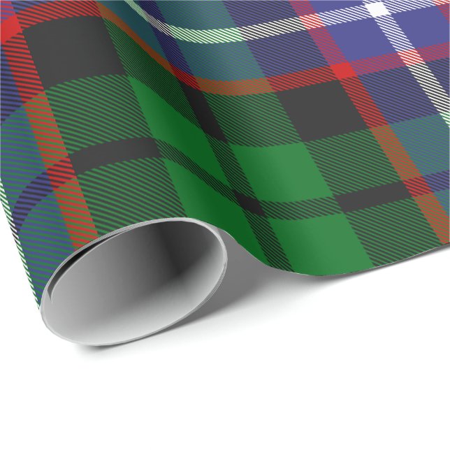 Papel De Presente Tartan do Clã Russell (Ponta do rolo)