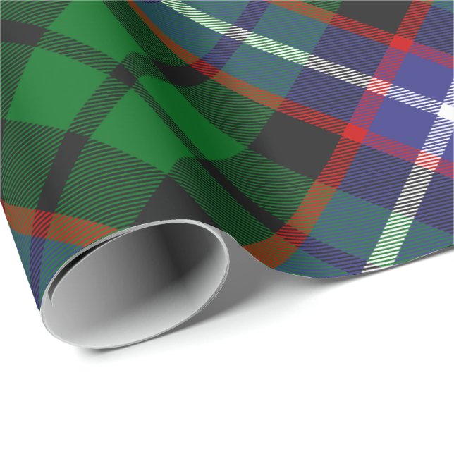 Papel De Presente Tartan do Clã Russell (Ponta do rolo)