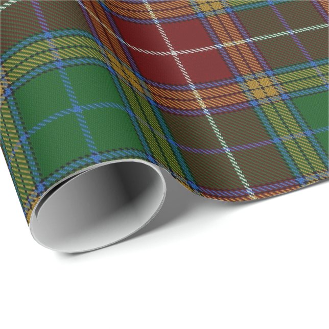 Papel De Presente Tartan do Scottish de Baxter do clã (Ponta do rolo)