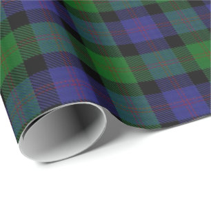 Papel De Presente Tartan do Scottish de Blair do clã