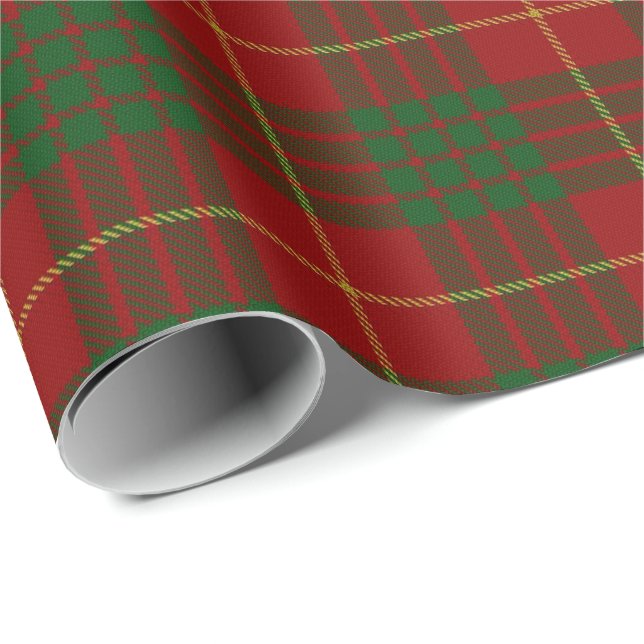 Papel De Presente Tartan do Scottish de Cameron do clã (Ponta do rolo)