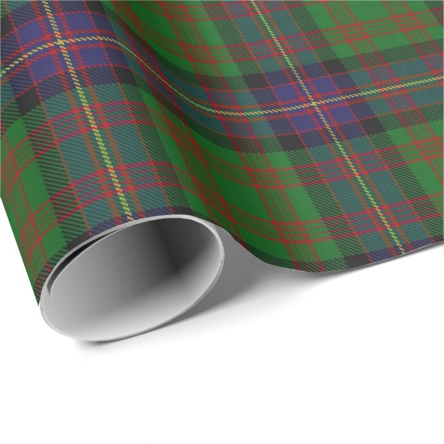 Papel De Presente Tartan do Scottish de Cochrane Cochran do clã (Ponta do rolo)