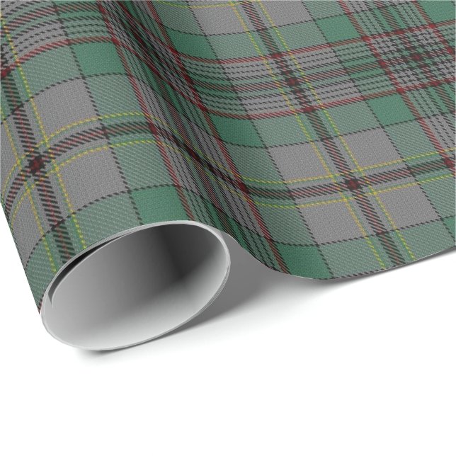 Papel De Presente Tartan do Scottish de Craig do clã (Ponta do rolo)
