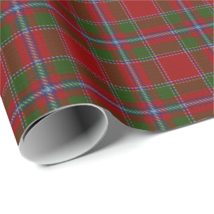 Papel De Presente Tartan do Scottish de Drummond do clã