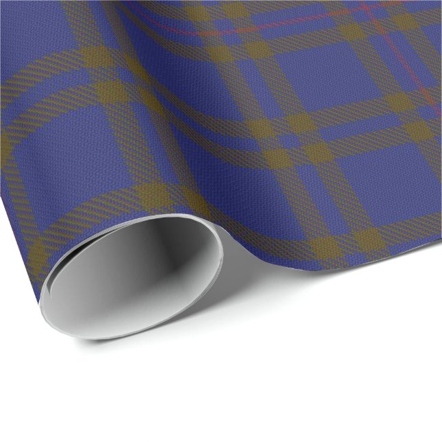 Papel De Presente Tartan do Scottish de Elliot Elliott do clã (Ponta do rolo)