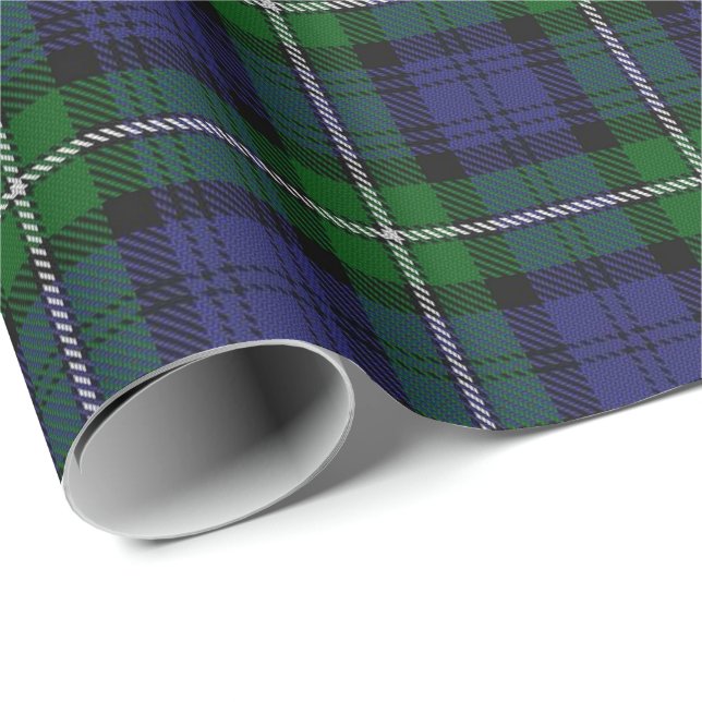 Papel De Presente Tartan do Scottish de Forbes do clã (Ponta do rolo)