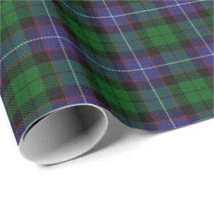 Papel De Presente Tartan do Scottish de Galbraith do clã