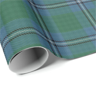 Papel De Presente Tartan do Scottish de Irvine Irwin do clã