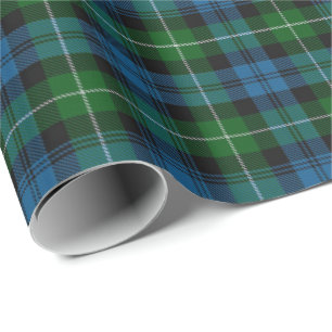Papel De Presente Tartan do Scottish de Lamont do clã