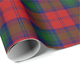 Papel De Presente Tartan do Scottish de Lindsay Lindsey do clã