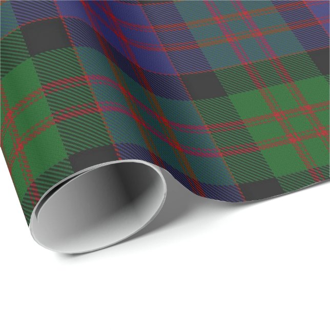 Papel De Presente Tartan do Scottish de MacDonald Donald do clã (Ponta do rolo)