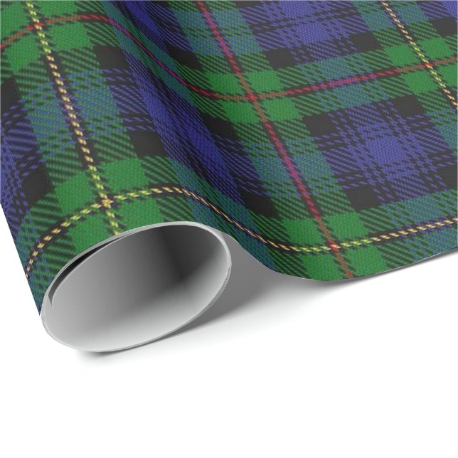 Papel De Presente Tartan do Scottish de MacEwen Ewen do clã (Ponta do rolo)