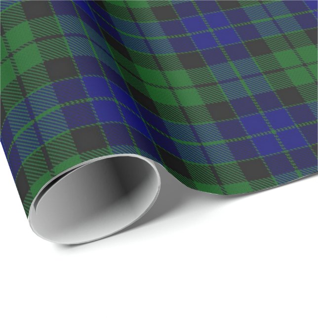 Papel De Presente Tartan do Scottish de MacKay do clã (Ponta do rolo)