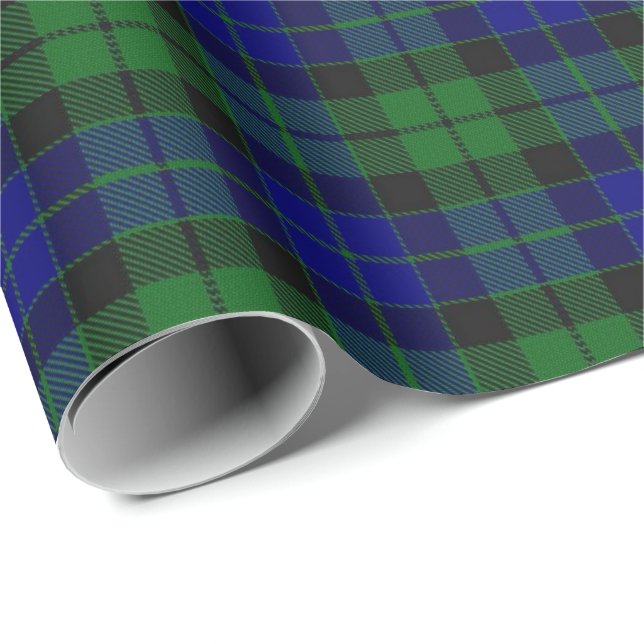 Papel De Presente Tartan do Scottish de MacKay McKay do clã (Ponta do rolo)