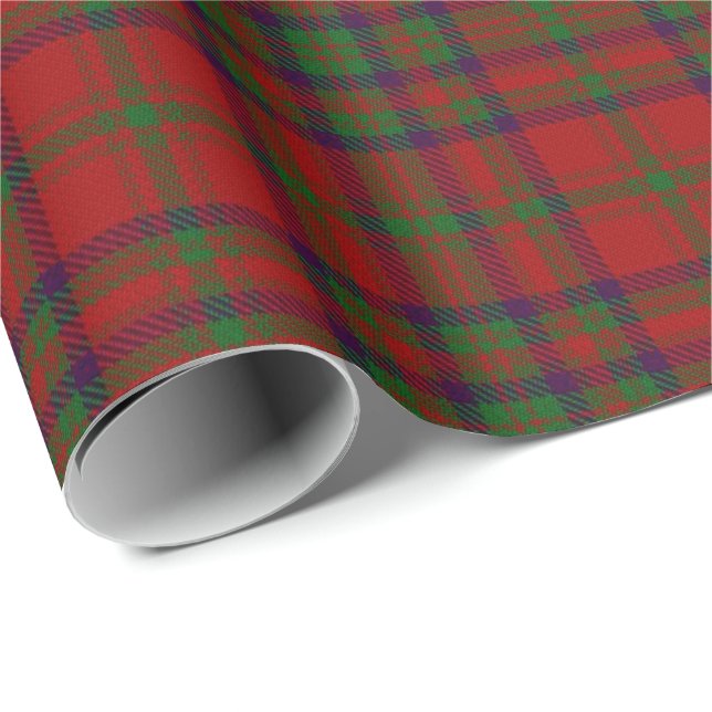 Papel De Presente Tartan do Scottish de Matheson do clã (Ponta do rolo)