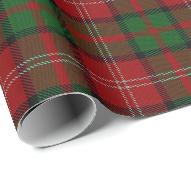 Papel De Presente Tartan do Scottish de Nisbet Nesbitt Nesbit do clã (Ponta do rolo)