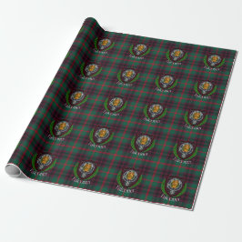 Papel De Presente Tartan e Brasão do Clã Escocês Falconer
