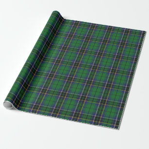 Papel De Presente Tartan escocês de MacAlpine MacAlpin do clã