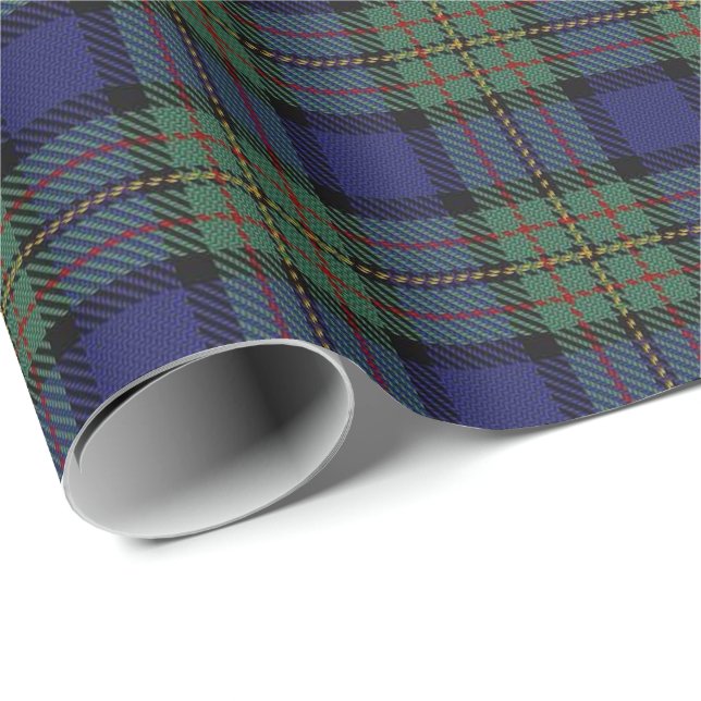Papel De Presente Tartan escocês de MacLaren do clã (Ponta do rolo)