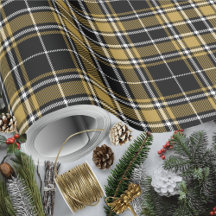 Tartan - Preto CarameloOuroBranco