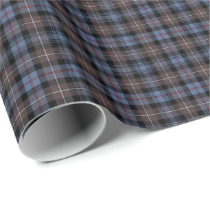 Papel De Presente Tartan resistido clã de Mackenzie