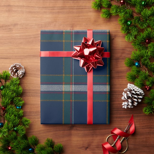 Papel De Presente Tartan Rico (Presente de Natal)