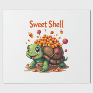 Papel De Presente Tartaruga de Casca Doce