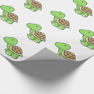 Papel De Presente Tartaruga Fofa