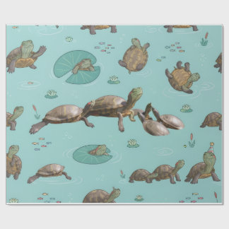 Papel De Presente Tartarugas