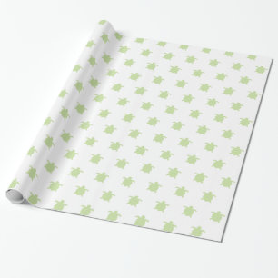 Papel De Presente Tartarugas verdes