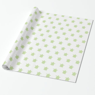 Papel De Presente Tartarugas verdes