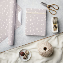 Papel De Presente Taupe Ivory Neutral Abstrato Moderno Minimalista