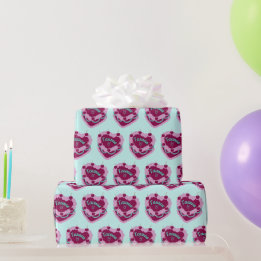 Papel De Presente Taurus Zodiac Coquette Heart Cake