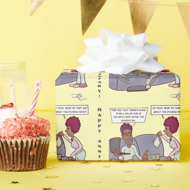 Papel De Presente Taxa de divórcio (Festa de aniversário)