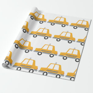 Papel De Presente Taxi Cab