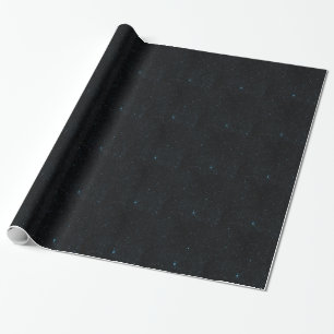 Papel De Presente Teal Stars