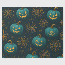 Teal Webbed Jack - O’ - Lanternas