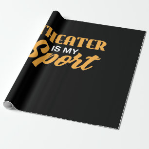 Papel De Presente Teatro É Meu Esporte