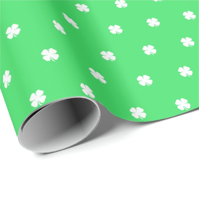 Papel De Presente Tecidos Simples, Simples, Verdes, Luchosos (Ponta do rolo)