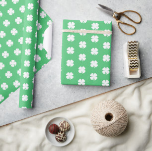Papel De Presente Tecidos Simples, Simples, Verdes, Luchosos