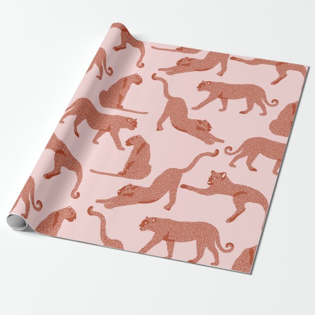 Papel De Presente Tema da selva (Desenrolado)