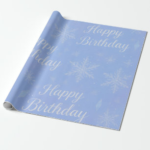 Papel De Presente tema de aniversário da frozen embrulho