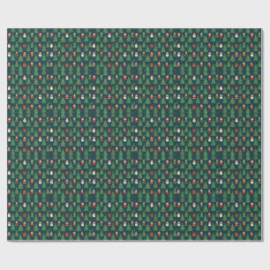 Papel De Presente Tema de Férias de Natal